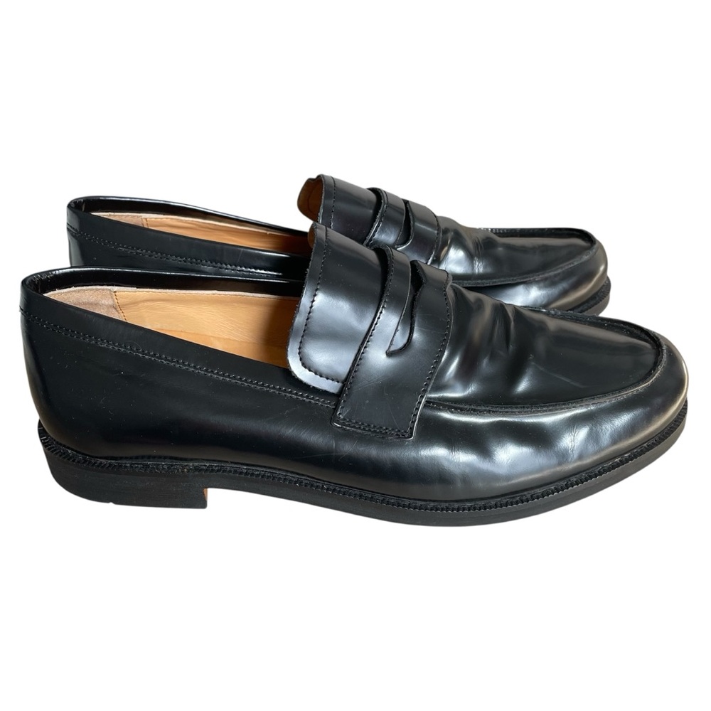 Express Black Leather Penny Loafers Men’s Size 11 Office Career Party Wedding